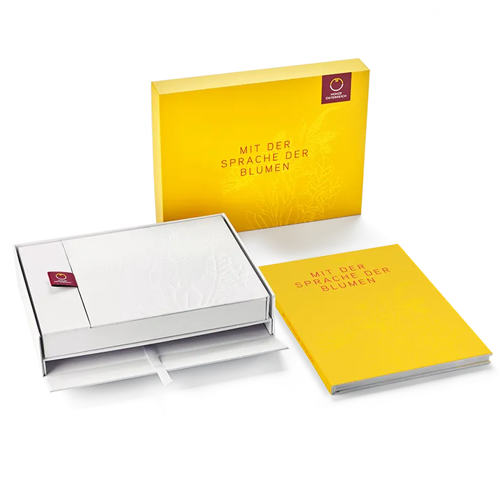 Sammelkassette Mit der Sprache der Blumen und zugehöriges Fachbuch